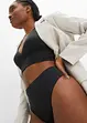 Highwaist-stringtruse med glanseffekt (2-pack), bonprix