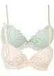 Padded-BH med bøyle (2-pack), bonprix