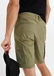 Bermudashorts med stretch og cargolommer, Regular Fit, bonprix