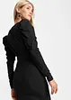 Midikjole i strukturert crepe-materiale med belte, bonprix