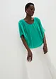 Chiffonbluse med topp under, bonprix