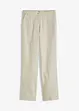 High Waist-bukse i lin-/viskosemiks, bonprix