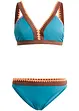 Triangel-bikini (2-delt sett) av resirkulert polyamid, bonprix