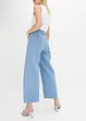 Wide Leg-jeans, High Waist, cropped, bonprix