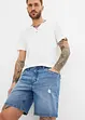 Lang jeansshorts med stretch, Regular Fit, John Baner JEANSWEAR