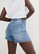 Jeansshorts, High Waist, stretch, John Baner JEANSWEAR