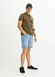 Lang slip on-jeansshorts, Regular Fit, John Baner JEANSWEAR