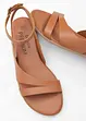 Sandal i skinn, bonprix