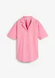 Ledig, oversized bluse i lett linmiks, bonprix