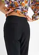 High Waist-bukse i lin-/viskosemiks, bonprix