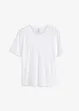 T-skjorte med applikerte blonder, bonprix