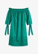 Off shoulder-kjole i 100% bomull, bonprix