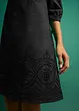 Off shoulder-kjole med broderi, bonprix
