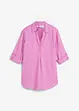 Bluse med 3/4-lang arm og lin, bonprix