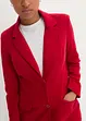 Lang blazer i bomullsjersey, bonprix