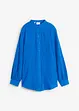 Oversized lang musselin-bluse av bomull med splitt i sidene, bonprix