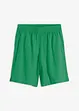 Slip on-shorts av luftig linmiks, bonprix