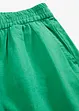 Slip on-shorts av luftig linmiks, bonprix
