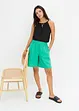 Slip on-shorts av luftig linmiks, bonprix
