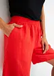 Slip on-shorts av luftig linmiks, bonprix
