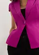 Kortermet blazer i bomullssateng, bonprix