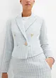 Bouclé-blazer med resirkulert polyester, BODYFLIRT