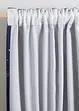 Lystett gardin med stjerneprint (1-pack), bonprix