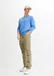 Slim Fit-bukse med stretch og cargolommer, Straight, bonprix
