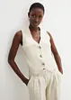 Vest i lin, bonprix