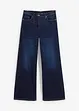 Wide Leg-jeans Mid Waist, komfortlinning, bonprix