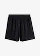 High Waist-shorts av struktur-jersey med komfortlinning, bpc bonprix collection