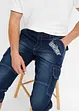 ¾-lang jeans med cargolommer, Loose Fit, John Baner JEANSWEAR