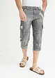 ¾-lang jeans med cargolommer, Loose Fit, John Baner JEANSWEAR