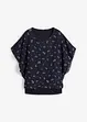 Kortermet georgette-bluse, bonprix