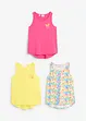 Jersey-topp til barn (3-pack) av økologisk bomull, bonprix