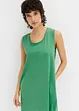 Kort jersey-kjole med A-fasong, uten arm, bonprix
