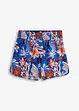 Shorts med flerfarget print, av viskose, RAINBOW