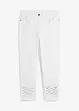 7/8-lang jeans med broderi, bpc selection