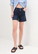 Wide Leg-jeans, Mid Waist, shorts, økologisk bomull, John Baner JEANSWEAR