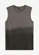 Singlet med fargegradering av økologisk bomull, Slim Fit, bonprix