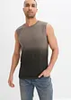 Singlet med fargegradering av økologisk bomull, Slim Fit, bonprix