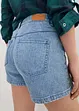 Jeansshorts, Mid Waist, stripet, John Baner JEANSWEAR