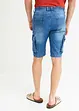 Lang jeansshorts med cargolommer, Regular Fit, John Baner JEANSWEAR