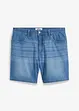 Lang jeansshorts med komfortlinning, Loose Fit, John Baner JEANSWEAR