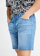 Lang jeansshorts med komfortlinning, Loose Fit, John Baner JEANSWEAR