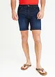 Lang jeansshorts med komfortlinning, Loose Fit, John Baner JEANSWEAR