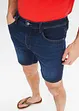 Lang jeansshorts med komfortlinning, Loose Fit, John Baner JEANSWEAR