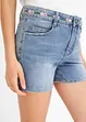 Jeans-shorts med broderi, BODYFLIRT