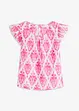 Bluse med print, bonprix