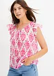 Bluse med print, bonprix